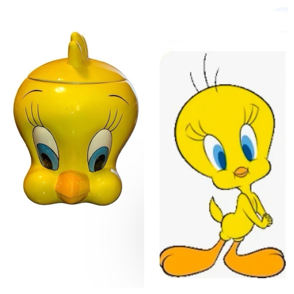 Vintage Tweety Bird Ceramic Cookie Jar - Picture 10 of 10